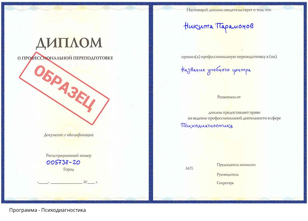 Психодиагностика Ливны